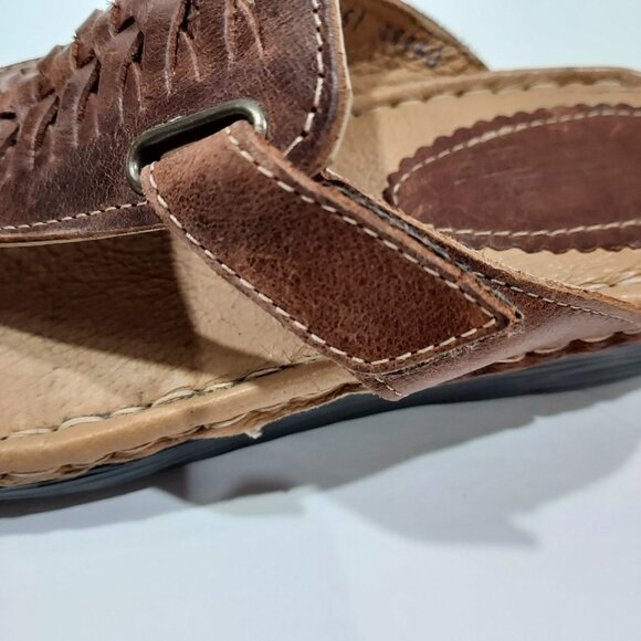 Lobo Solo Comfort Leather Sandals 25 US approx 7-8 Beachcore - Picture 3 of 9